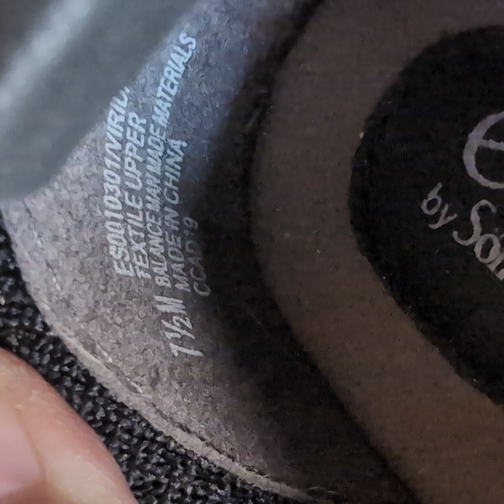 Sz 7.5 eurosoft Black Virida Knit Lace-up Oxford by Sofft - Picture 7 of 7